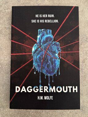 RARE OOP First Edition Daggermouth by H.M. Wolfe NEW 2025 Paperback Indie Book